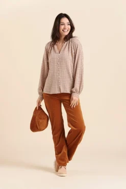 New Blouse à carreaux CALGARY Femme Chemises, Blouses