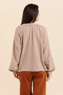 New Blouse à carreaux CALGARY Femme Chemises, Blouses