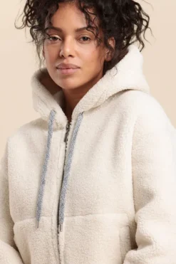 Cheap Blouson à capuche FELIX Femme Manteaux|Vestes