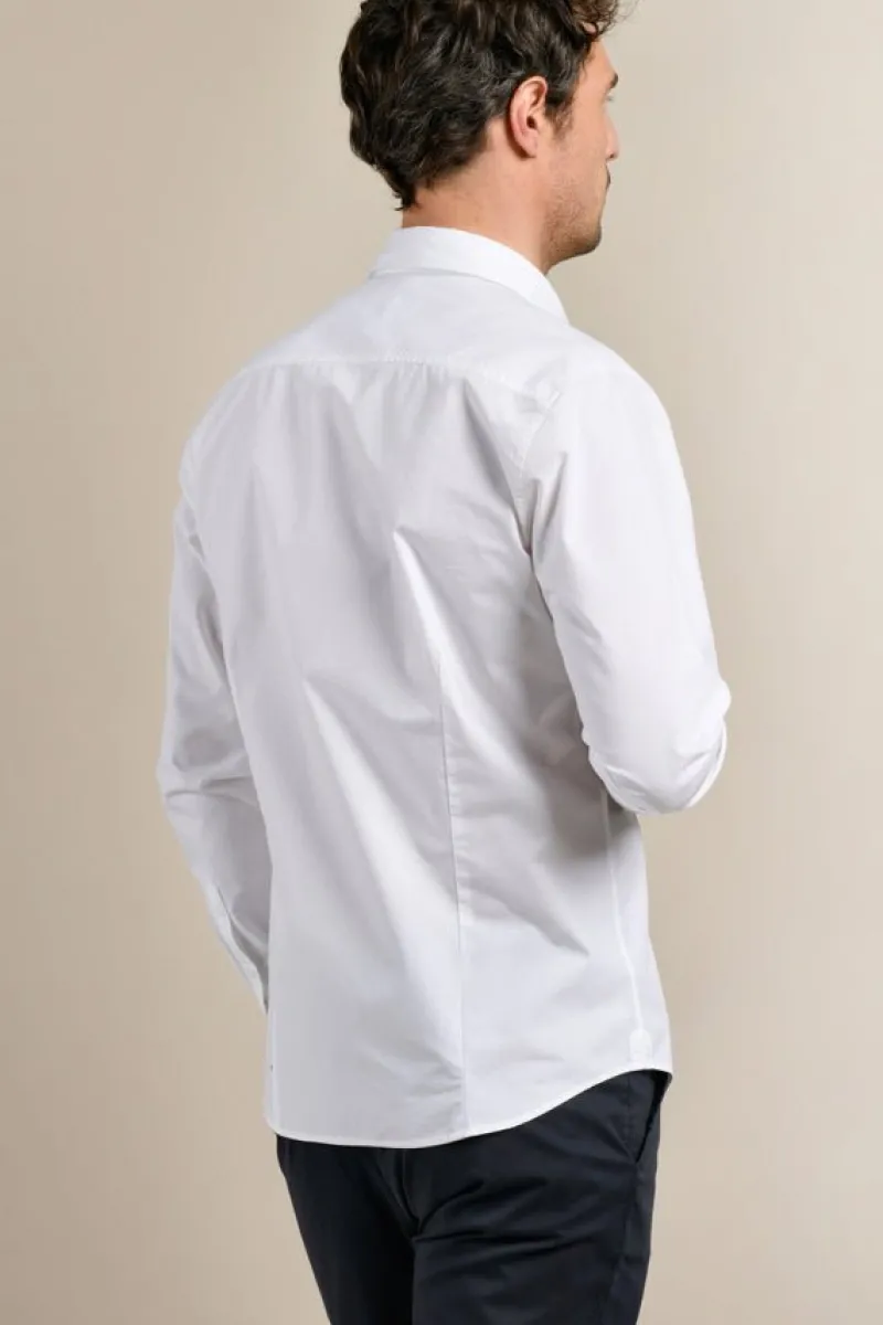 New Chemise CARGUE coupe droite en coton Homme Chemises