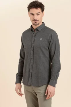 Cheap chemise CARGUE en flanelle de coton Homme Chemises