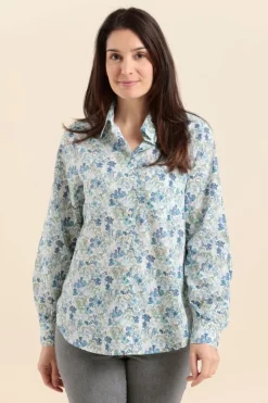Store chemise liquette CUBA en imprimé Liberty Femme Chemises, Blouses