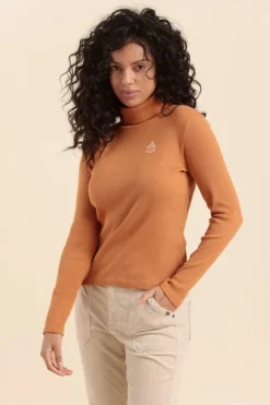Discount col roulé MARCEL en coton Femme Tshirts