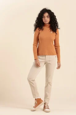 Discount col roulé MARCEL en coton Femme Tshirts