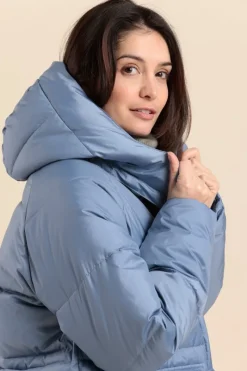 Store doudoune longue avec capuche FLOCON Femme Doudounes