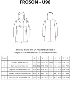 Flash Sale manteau à capuche FROSON en lainage mousseux Femme Manteaux