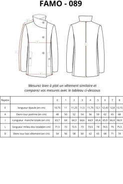 Hot manteau court FAMO Femme Manteaux|Cabans