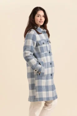 Shop manteau FORSSA en laine Femme Manteaux
