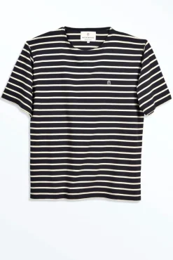 Cheap Marinière à manches courtes en coton bio Homme Marinières, Tshirts