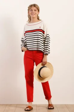 Cheap Marinière oversize MAKI Femme Tshirts|Marinières