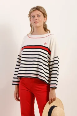 Cheap Marinière oversize MAKI Femme Tshirts|Marinières