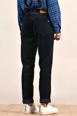 Outlet Pantalon PIMORI en velours grosses côtes Femme Pantalons, Jeans