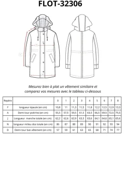 New parka longue déperlante FLOT Femme Parkas