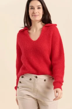 Sale pull col vareuse TANOR Femme Vareuses|Pulls, Cardigans