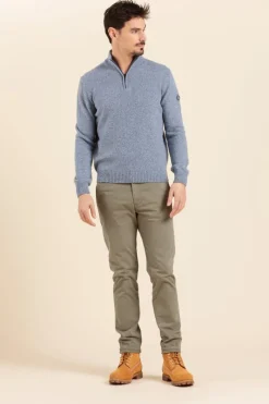 Flash Sale pull col zippé TANDEM Homme Pulls, Cardigans
