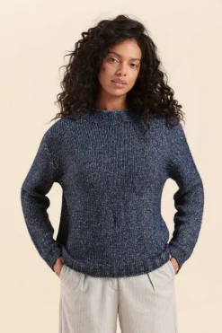 Clearance pull grosse maille TARNO en coton/laine Femme Pulls, Cardigans