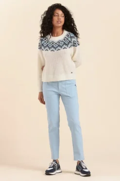 Flash Sale pull TOPAZE imprimé Jacquard Femme Pulls, Cardigans