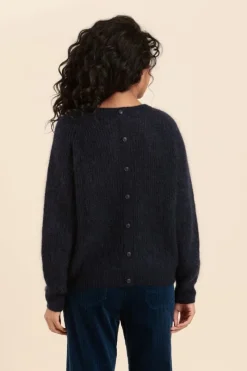 Clearance pull TOPAZO avec dos boutonné Femme Pulls, Cardigans