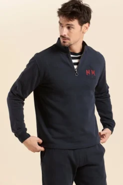 Store sweat MAICK col zippé camionneur Homme Sweats