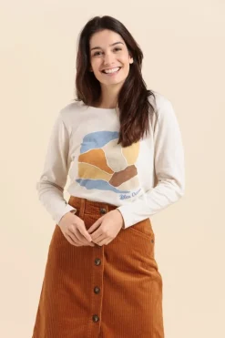 Best Sale tee shirt MOLITO motif camouflage Femme Tshirts