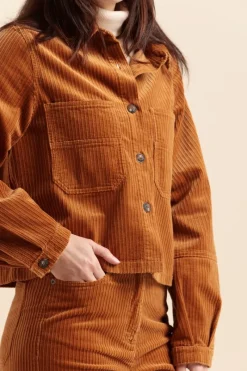 Sale veste courte en velours VINTA Femme Manteaux|Vestes