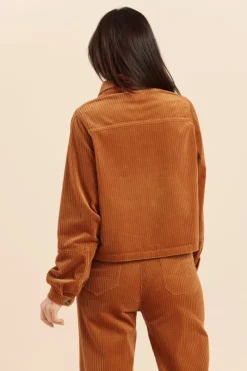 Sale veste courte en velours VINTA Femme Manteaux|Vestes